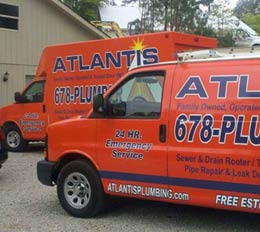 Atlantis Plumbing is your Marietta Water Leak Specialist.